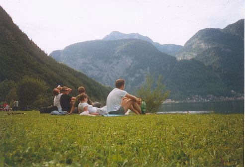 Odpoinek u Hallstattskho jezera
